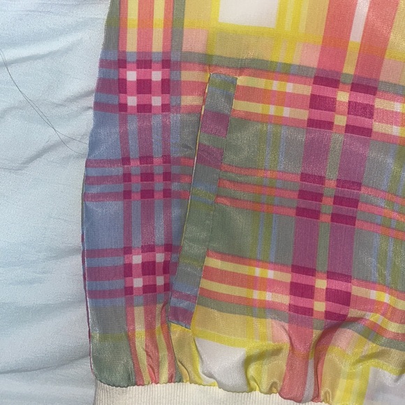 Colorful plaid zip jacket - Picture 4 of 4